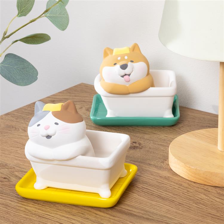 【自然気化式】 潤いマスコット バスタイム みけ みけ