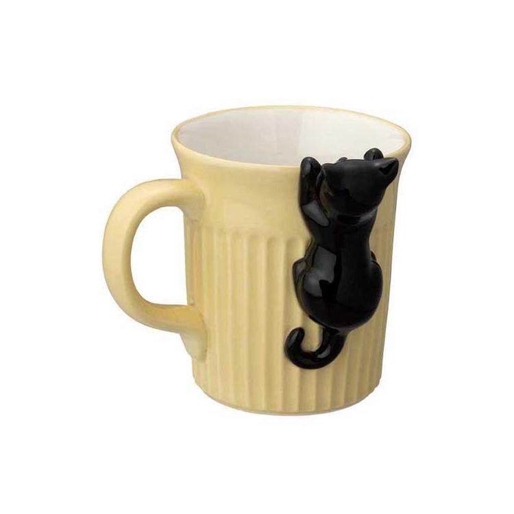 にらめっこ猫マグ 黒猫 黒猫