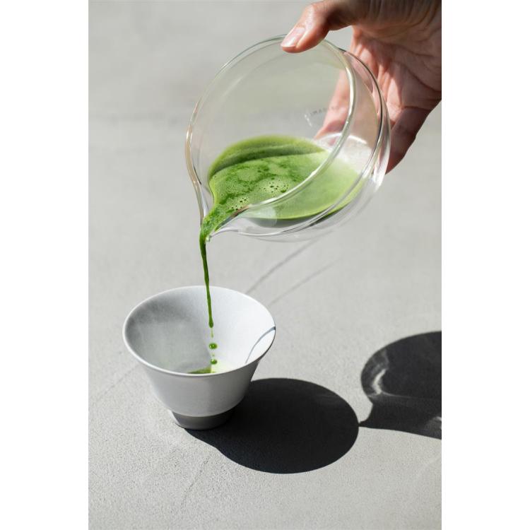 ガラス片口抹茶碗 350ml クリア