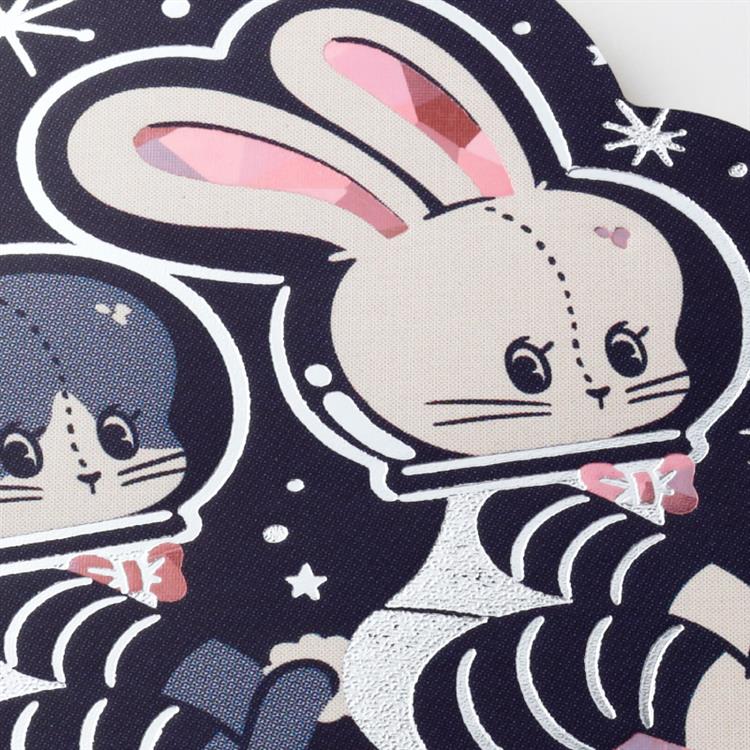 ステッカー オビワン×ロッカク Atomic Bunnie Atomic Bunnies