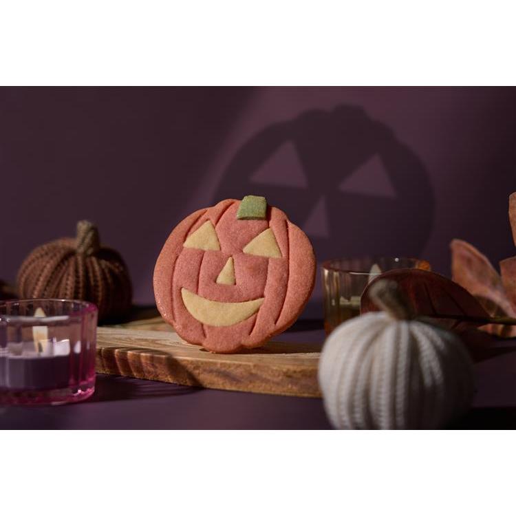 ハロウィンクッキー 赤カボチャ 1枚入