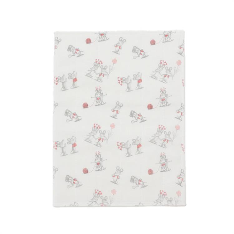 ねずみくんのチョッキ かや織ふきん 30×40cm ねずみくんのチョッキ