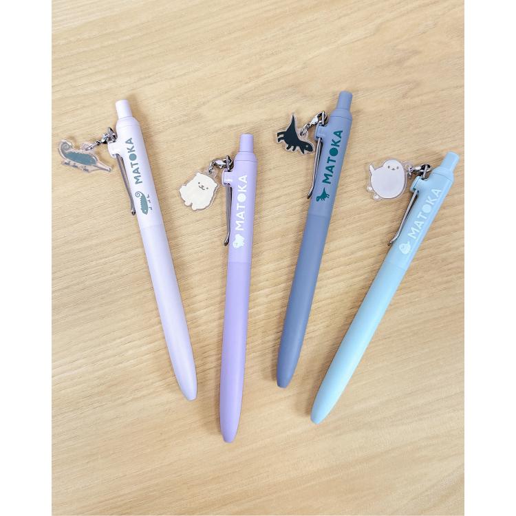 ユニボール ZENTO ボールペン 0.5mm 水性 チャーム付き MATOKA カメレオン カメレオン