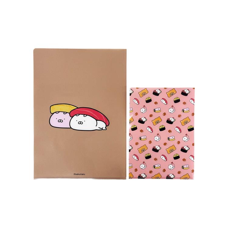 うさまる クリアファイル HARAJUKU Edition クレープ その1 クリアファイルセット うさまる寿し: キャラクター・バラエティ雑貨