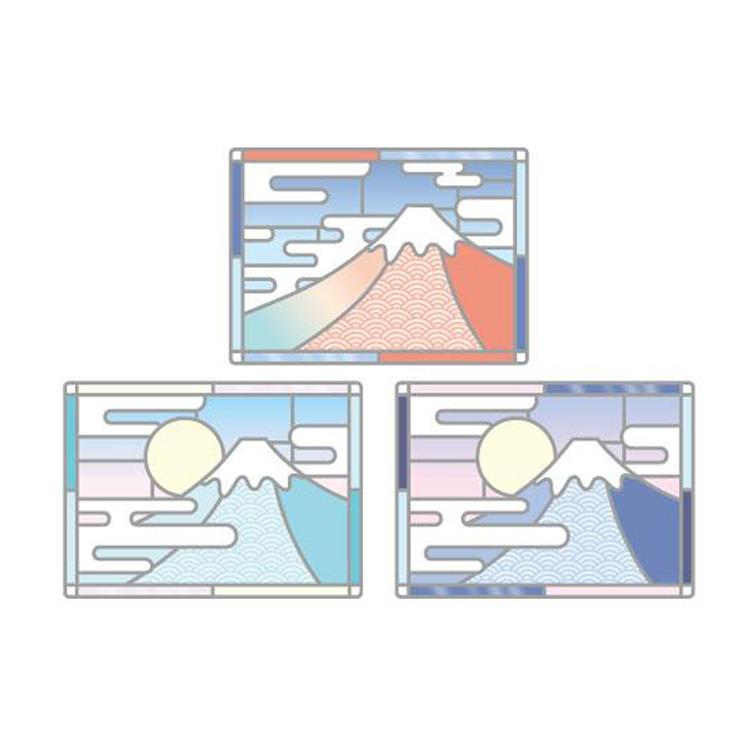 グラスパーラー ワイド 和柄 富士山 富士山