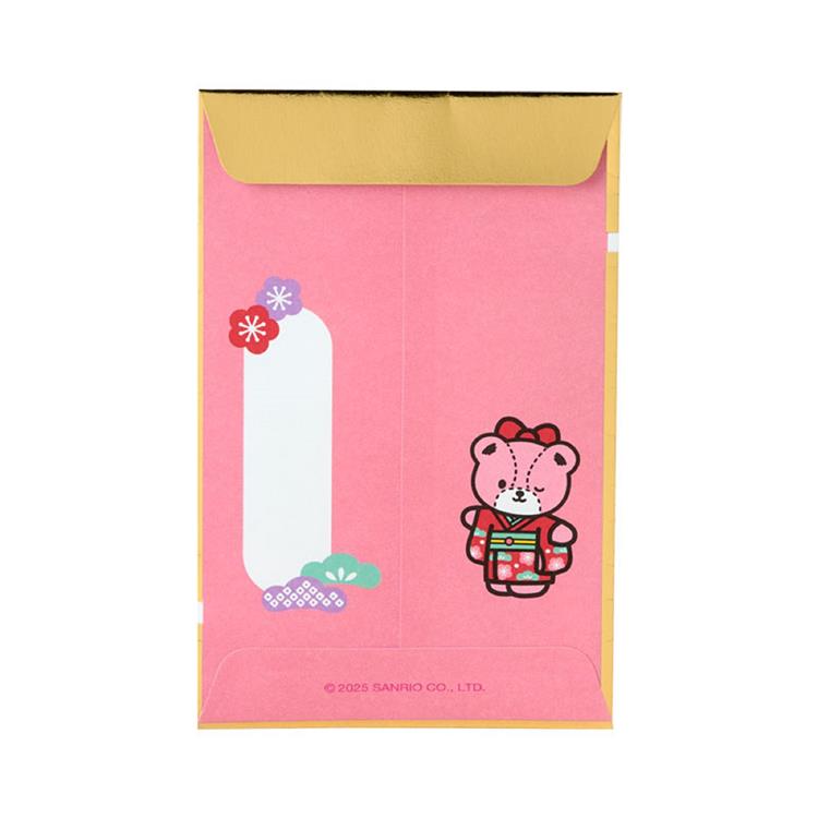 年賀ぽち袋 サンリオキャラクターズ ハローキティ 金 3枚入り ハローキティ