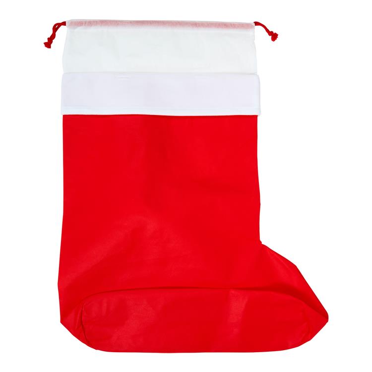 クリスマス巾着バッグ ブーツ LL