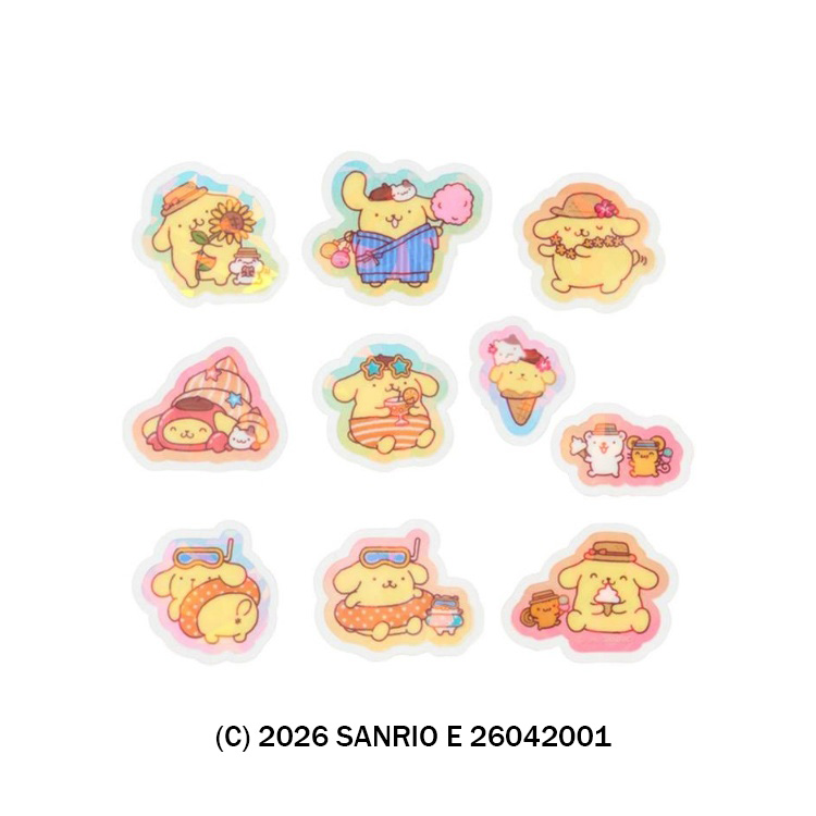 夏シール ポムポムプリン ポムポムプリン