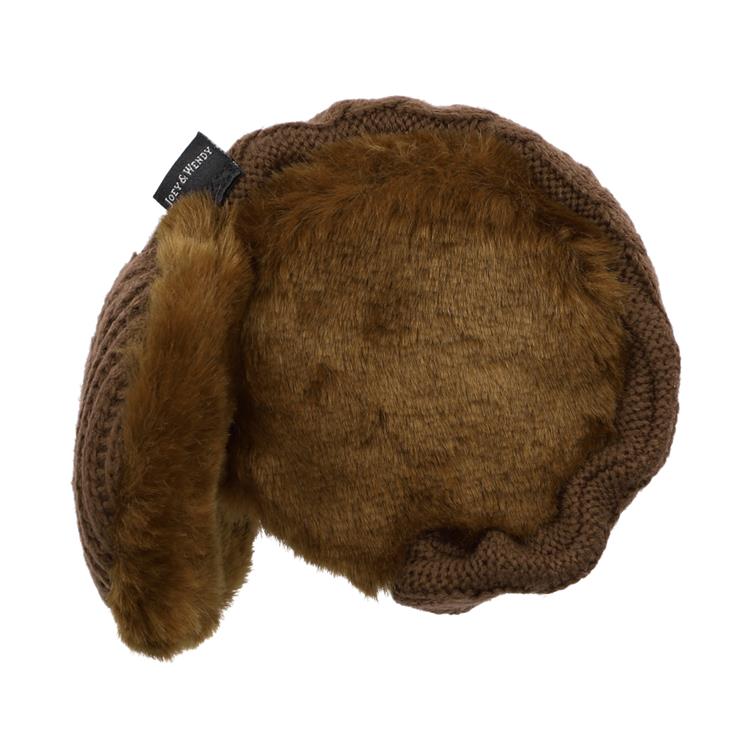 4WAYイヤーマフラー ニット編み ココア【ロフト限定】 ココア