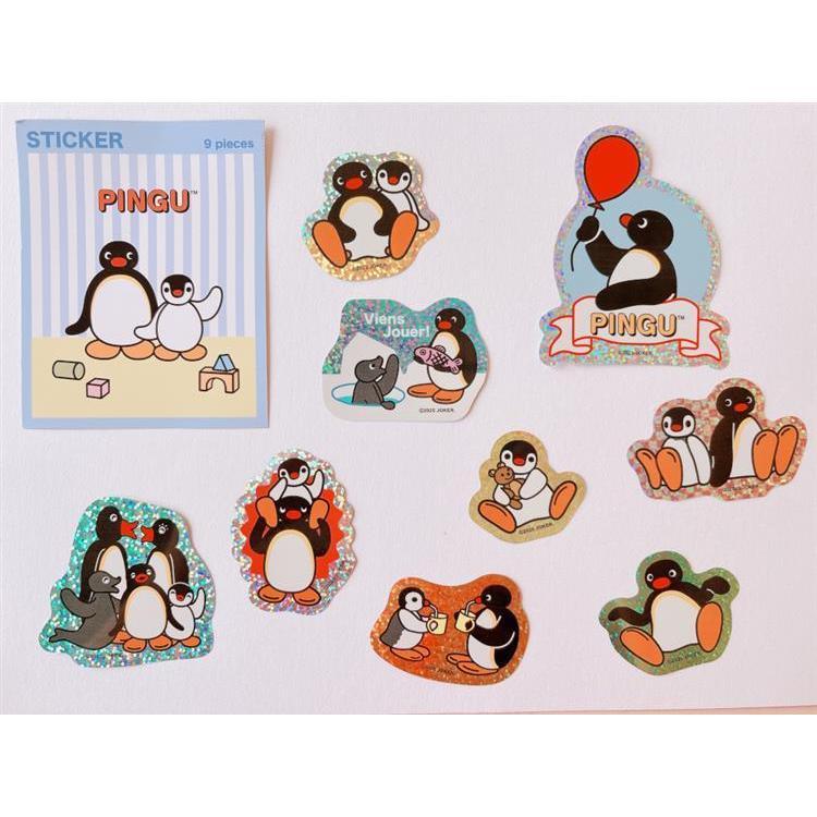 フレークステッカーセット ピングー 9枚入り