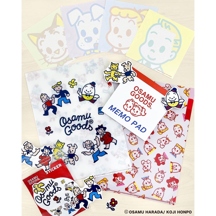A5 3ポケットクリアファイル オサムグッズ ホワイト(ホワイト