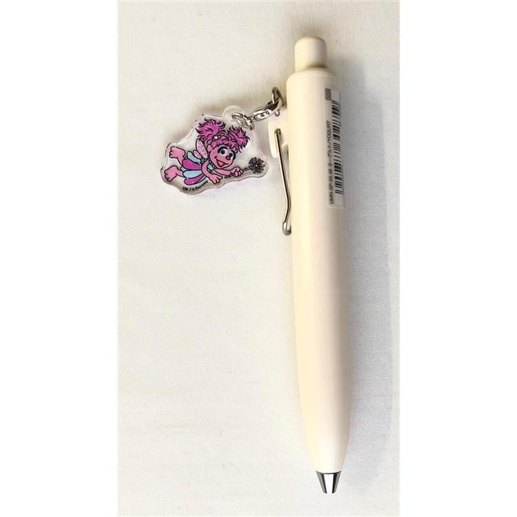 ユニボールワン P ボールペン 0.5mm ゲルインク チャーム付き セサミストリート アビー・カダビー アビー・カダビー