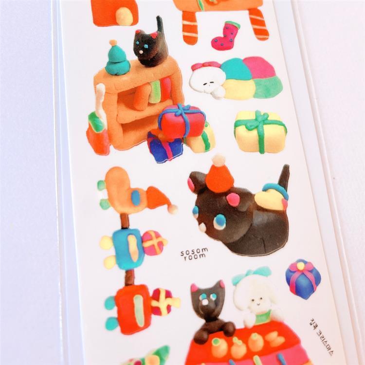 シートシール sosom room クリスマスアットホーム クリスマスアットホーム