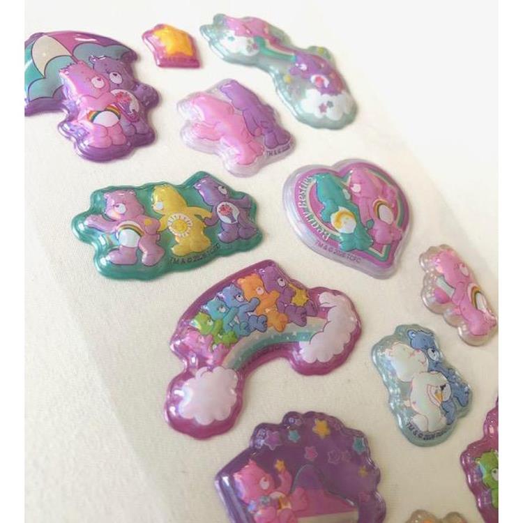 3Dエポキシシール ケアベア ピンク