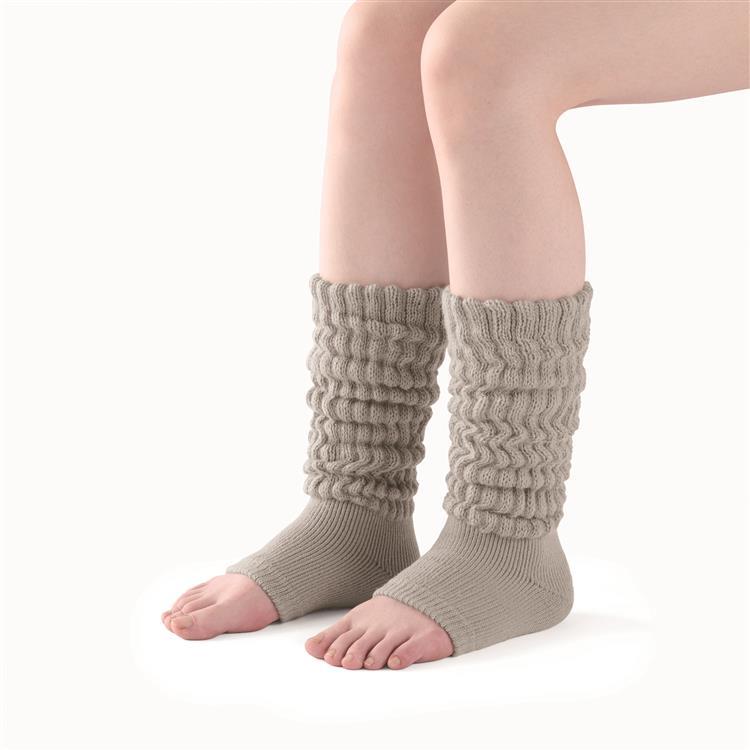 【新品未使用】ルーヴルドー　復元ロングレッグウォーマー　グレー 復元ウォーマー ロングレッグ | LOUVREDO ルーヴルドー