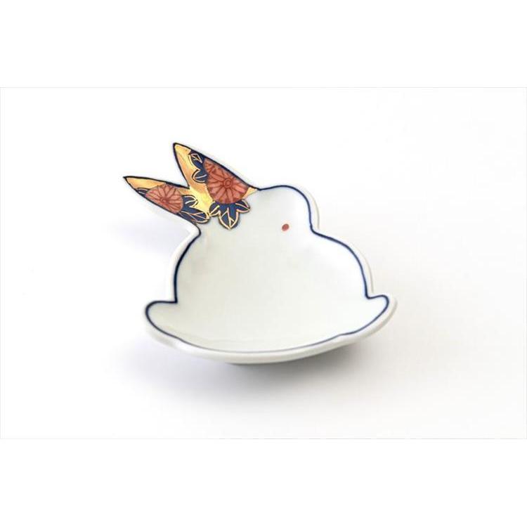 うさぎ型銘々皿(青) 古伊万里様式 古伊万里様式