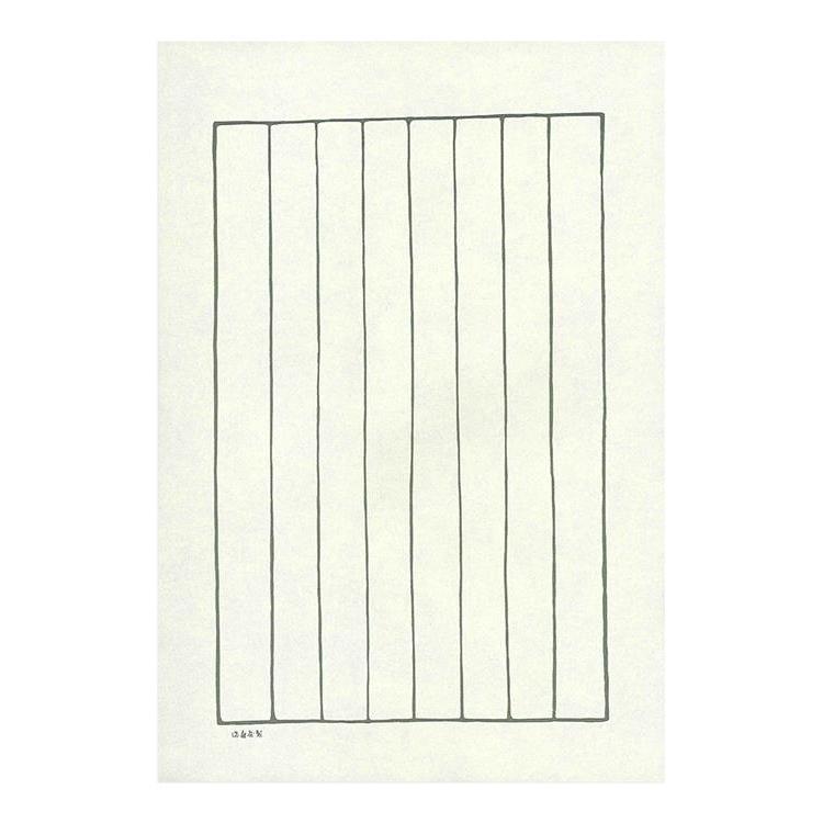 優雅 便箋 縦書き 太罫 グレー 満寿屋 ステーショナリー ロフト公式通販サイト Loft