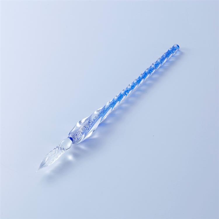 ガラスペン インク&ペンレストセット ブルー