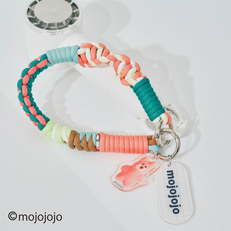 macaroni edge × mojojojo ショートストラップ ウサギ ウサギ