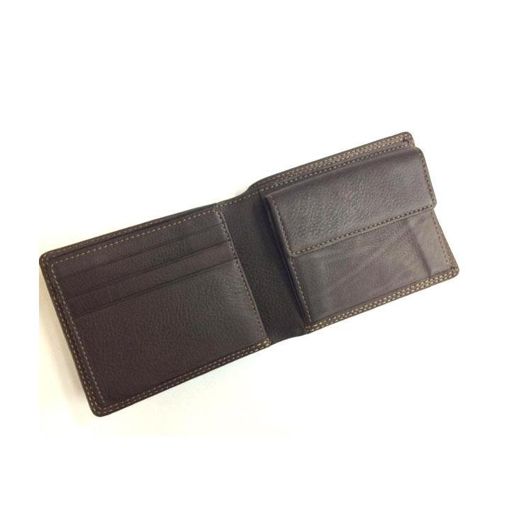 ジャパンホルス 二つ折り財布 ブラウン ブラウン