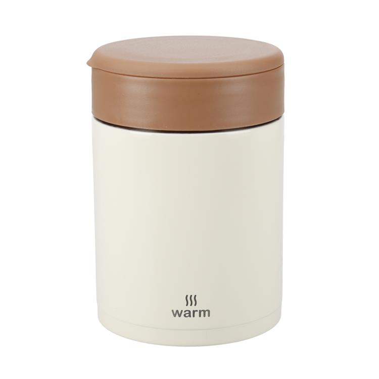 スープジャー】スープポット ＷＡＲＭ ＵＰ ４００ｍｌ アイボリー 