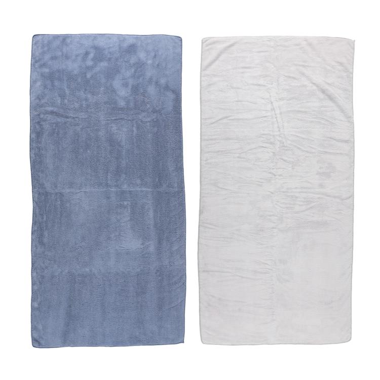 マイクロファイバー バスタオル 60×100cm 2枚セット ブルー【ロフト限定】 ブルー