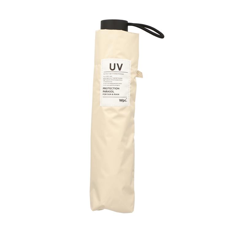 折りたたみ傘 ラージ晴雨兼用 ベージュ【ロフト限定】 ベージュ