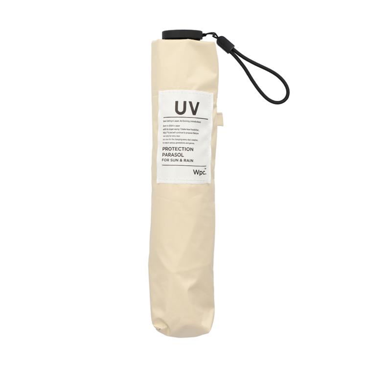 折りたたみ傘 スリム晴雨兼用 ベージュ【ロフト限定】 ベージュ