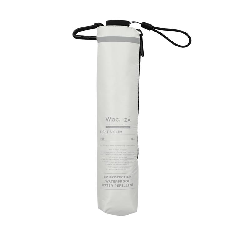 折りたたみ傘 晴雨兼用 IZA LIGHT&SLIM シングルライン ホワイト【ロフト限定】 ホワイト
