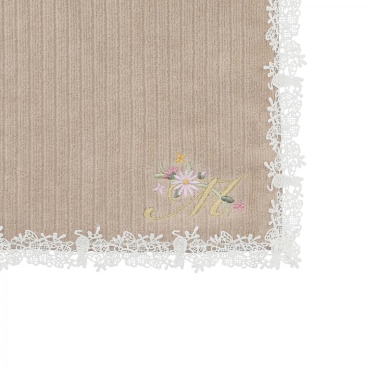 イニシャルタオルハンカチ M グレー【ロフト限定】 M(グレー)