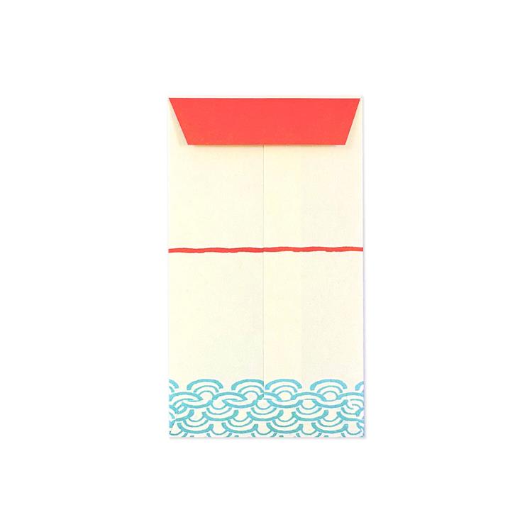 年賀ぽち袋 ふわり和紙 のしうま 3枚入り のしうま