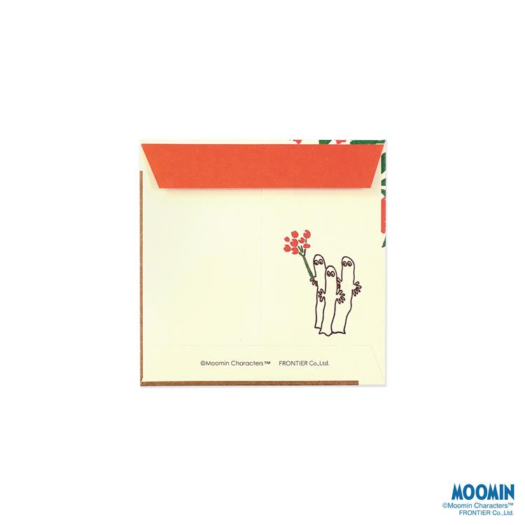 年賀ぽち袋 伊予和紙 二つ折り ムーミン 冬越し 5枚入り 冬越し