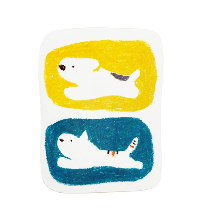 クリエーターズサーカス ステッカー DOG&CAT DOG&CAT
