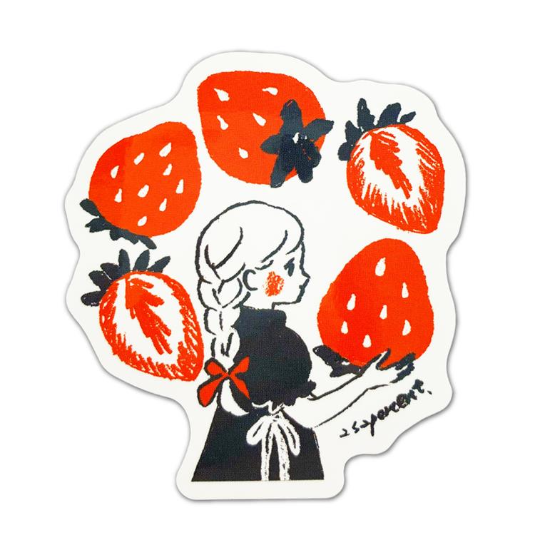 クリエーターズサーカス ステッカー strawberry girl strawberry girl