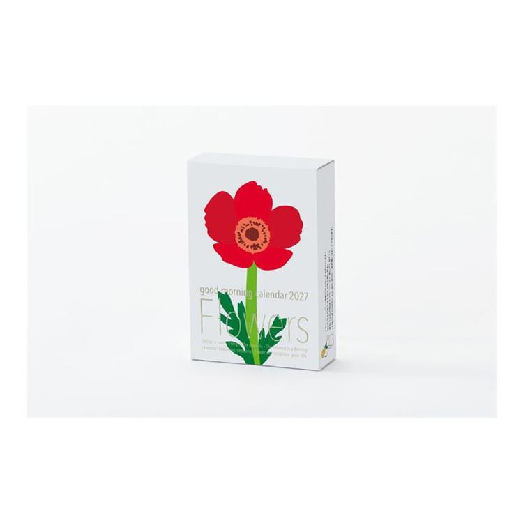 2027年1月始まりカレンダー 卓上 Flowers Flowers