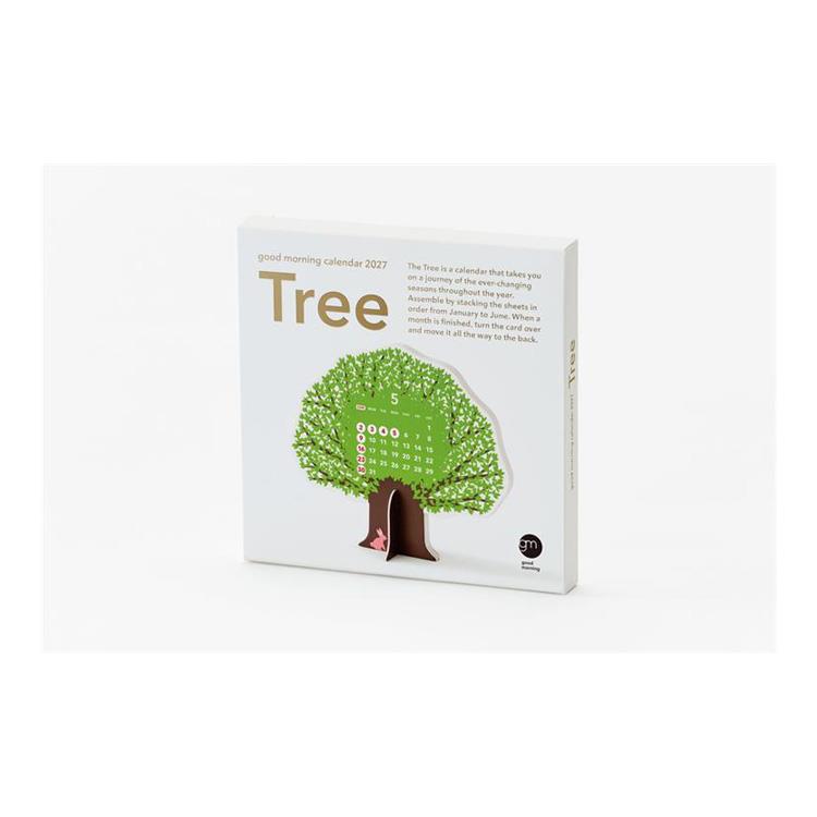 2027年1月始まりカレンダー 卓上 Tree Tree