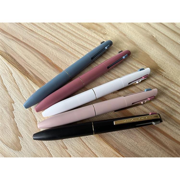 アンテリック 3色ボールペン ミニサイズ 0.5mm スノーホワイト スノーホワイト