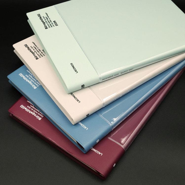 2025年12月始まり手帳 週間バーチカルレフト A5 ポケット ワイン ワイン