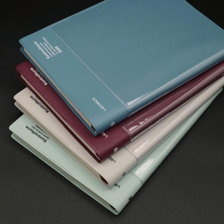 2025年12月始まり手帳 週間バーチカルレフト B6 ポケット ミント ミント