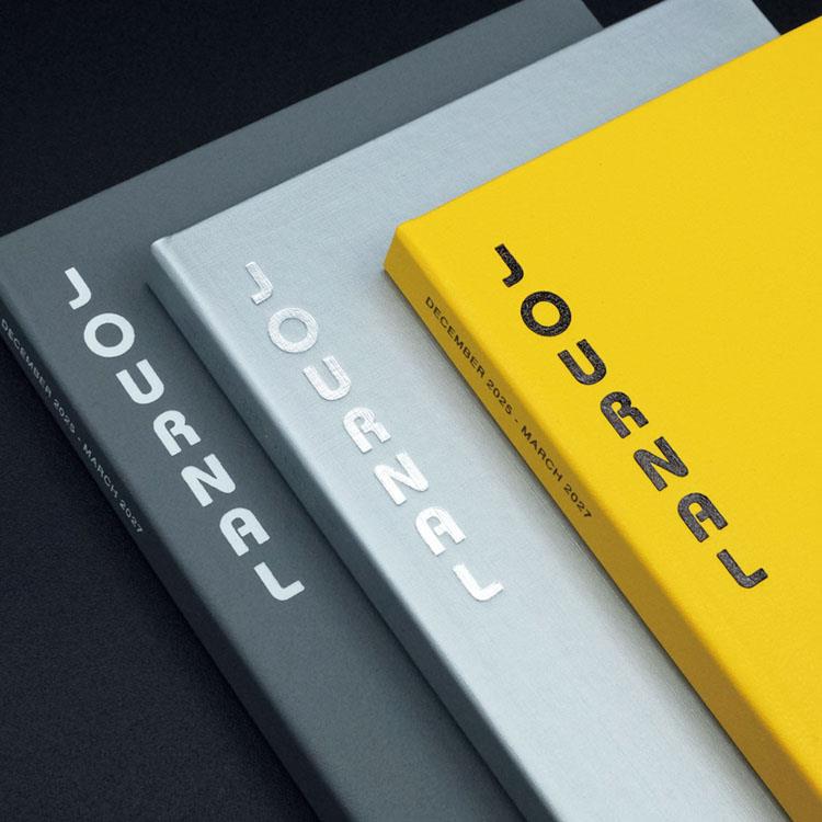 2025年12月始まり手帳 週間ブロック B6 ハードカバー シルバー シルバー