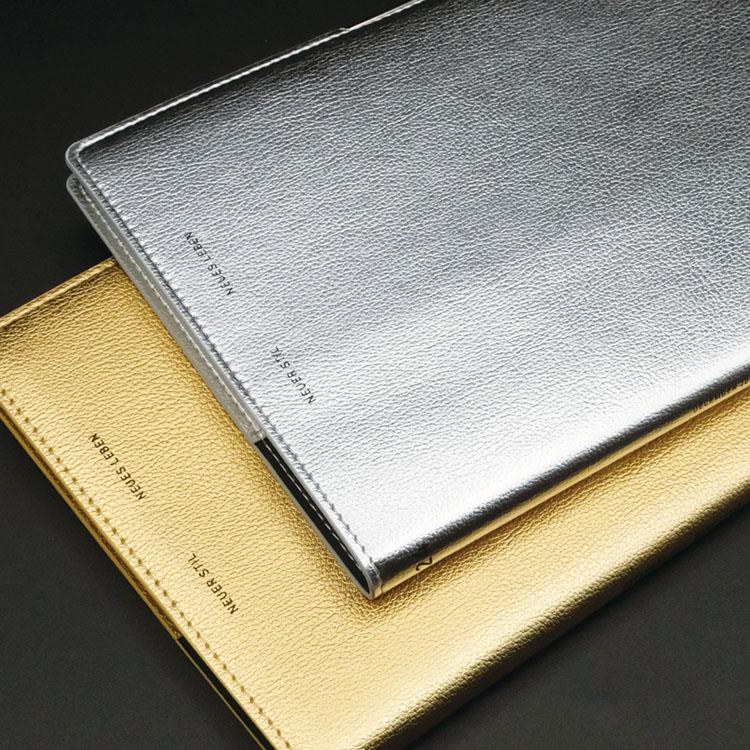 2025年12月始まり手帳 月間 A5 PM メタリック シルバー シルバー