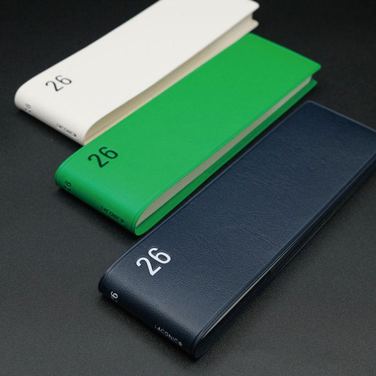 2025年12月始まり 週間ブロック A5変型 スティックダイアリー 年号 グリーン グリーン