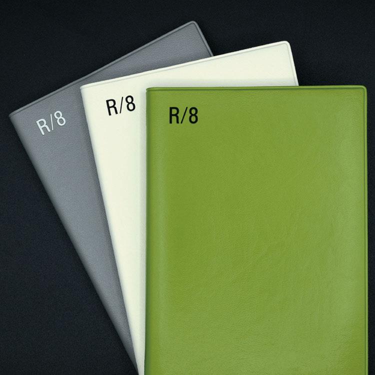 2026年3月始まり手帳 週間バーチカルレフト B6 年号 グレー グレー