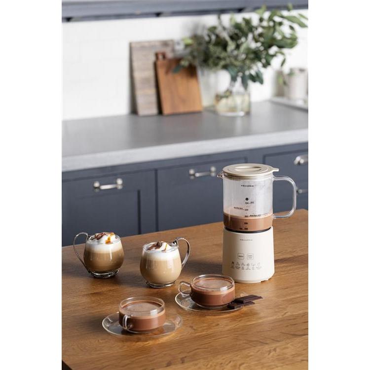 ホットチョコ&ミルクフォーマー 500ml クリームホワイト クリームホワイト