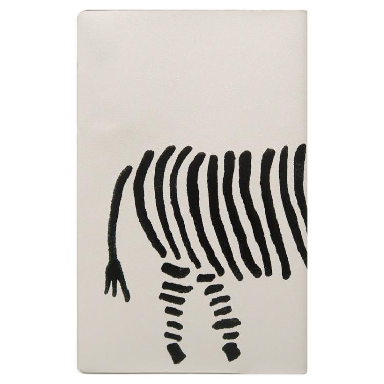 2026年1月始まり手帳 月間 B6 新書 シマウマ グレー グレー