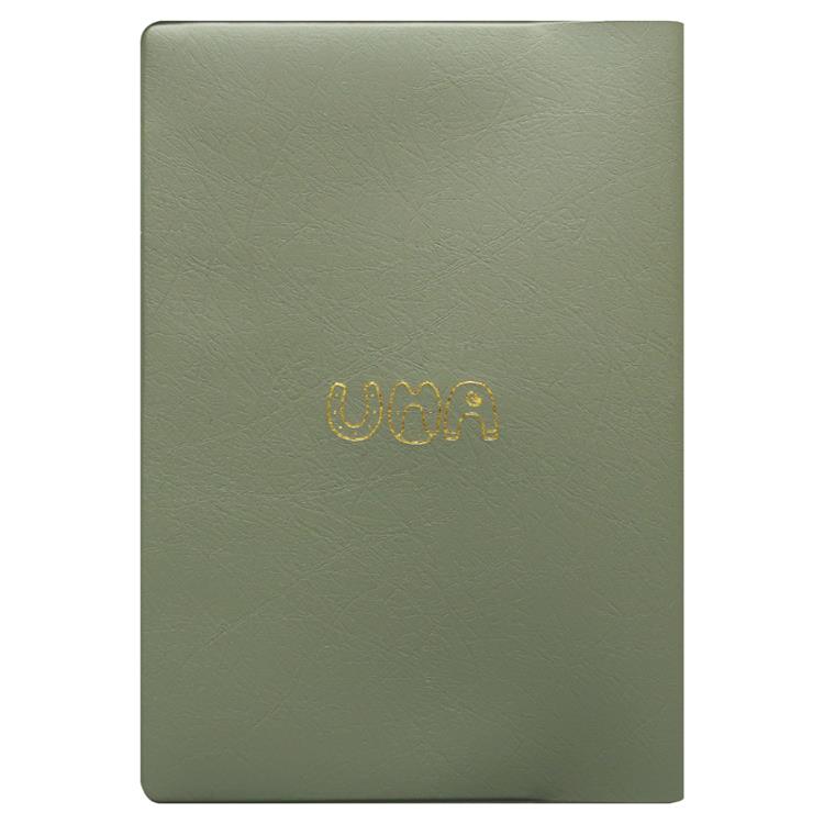 2026年1月始まり手帳 月間 B6 フルカラー ウマモジ カーキ カーキ