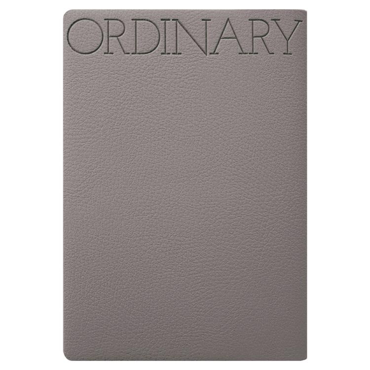 2026年1月始まり手帳 週間レフト B6 オーディナリー グレー グレー