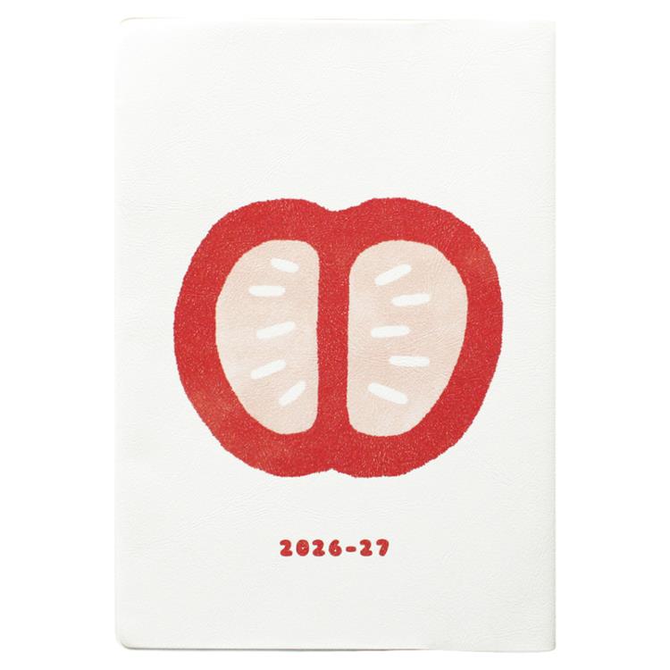 2026年4月始まり手帳 月間 B6 夏野菜 トマト トマト