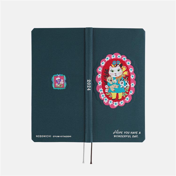 ほぼ日手帳Yumi Kitagishi 2024おみやげ手帳カバー A6サイズ ほぼ日手帳Yumi Kitagishi 2024おみやげ手帳カバー A6サイズ