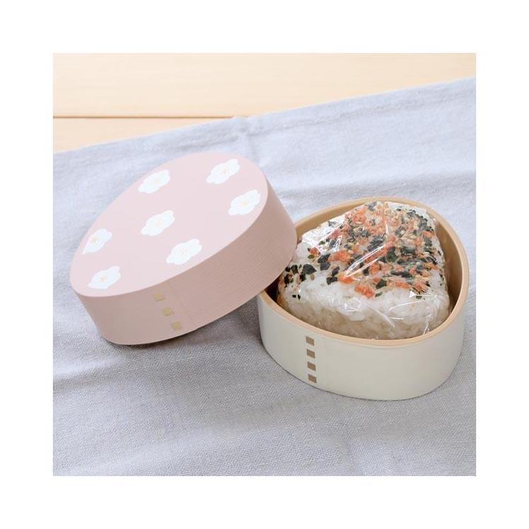 コウメ わっぱ風おにぎりケース 185ml ブラック お弁当箱